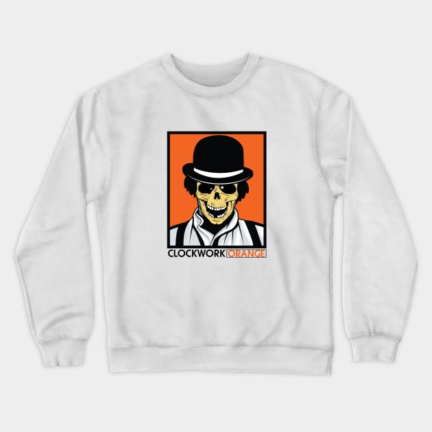 CLOCKWORK ORANGE HORROR Crewneck Sweatshirt by theanomalius_merch